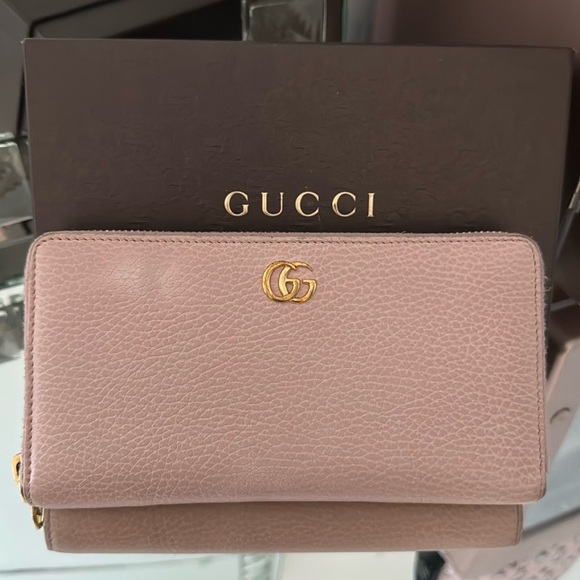 Gucci Handbags - GUCCI Marmont Zip around wallet 100% AUTHENTIC